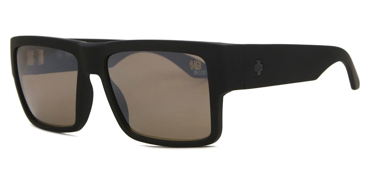 SPY Cooper XL Soft Matte Black - Happy Boost Black Mirror Polarized Su – Freeride Boardshop
