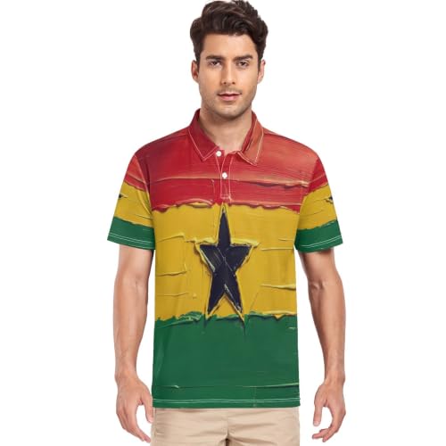 Polo homme peinture à l'huile col travail séchage rapide GuoChe