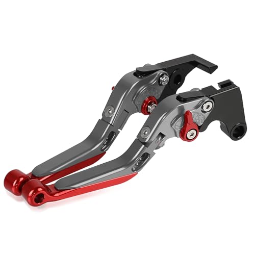 Levier de frein et d'embrayage Z900 Z650 moto CNC extensible pliant rouge titane