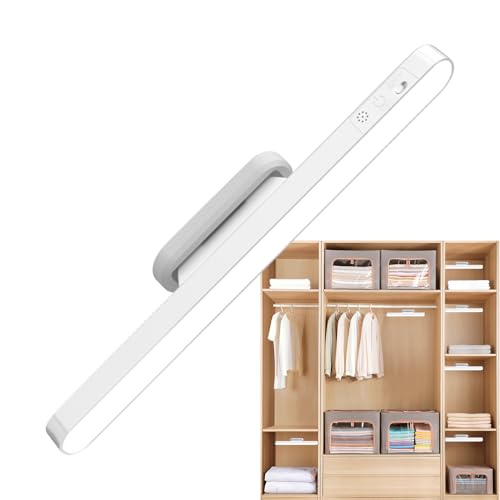 Yuemeuy Luminaire Sous Meuble,Lampe de Cuisine Rechargeable sans Fil | Collier Adhésif, Commande Tactile et Dimmer pour Cuisine, Chambre, Salon et Bureau