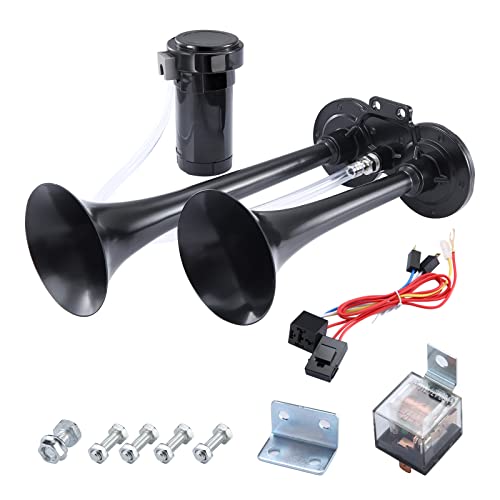 RUPSE 150DB Air Horn, Car Horn for Truck Boats Car, Super Loud Tr...