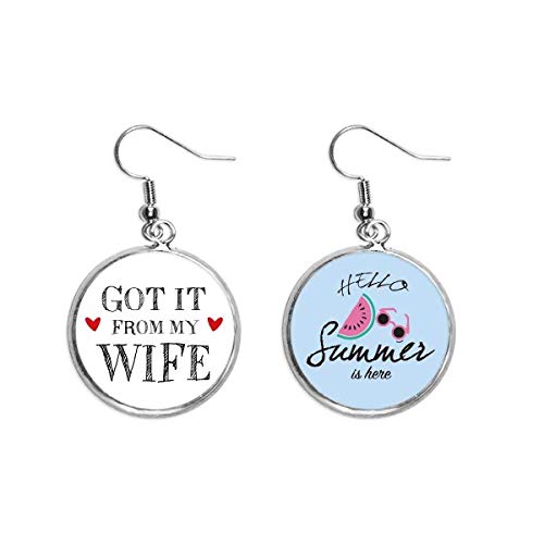 Pendientes de sandía un recuerdo de verano y amor para tu esposa