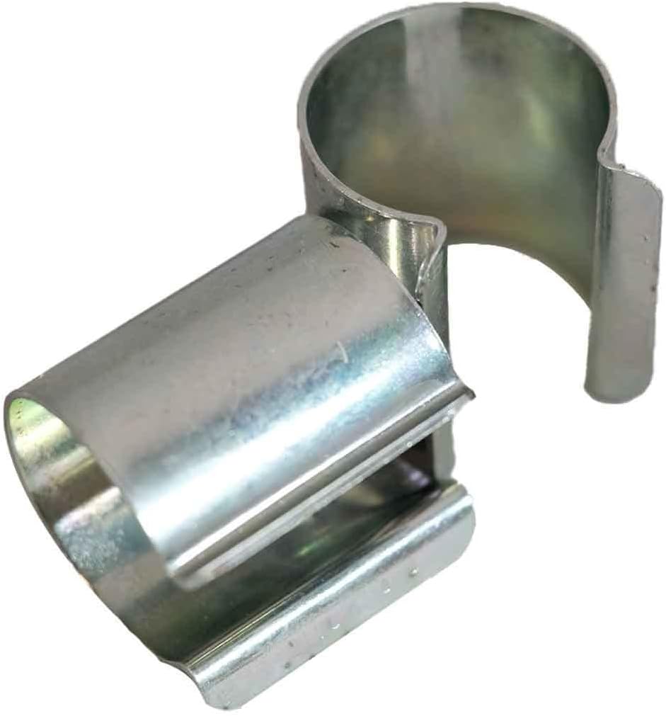 Pack of 20 Zinc Coated Metal Greenhouse Clips 25mm x 30mm