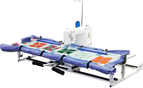 Cutie Tabletop Quilting Frame - Portable Storable Quilting Frame - Quilt Sew & Stitch - Compatible with Most Sewing Machines - Fits On Any Table - Quilting Frame from The Grace Company (Cutie)