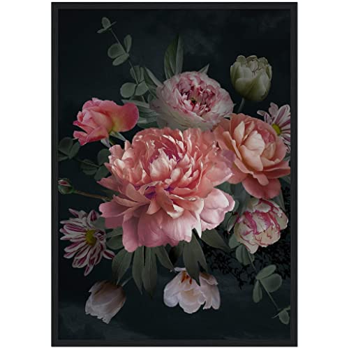 Décoration murale florale pour raviver un mur vide roses roses - 4