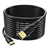 Acuvar Ultra High Speed 50 ft HDMI Cable Gold Plated 4K @ 60Hz, Ultra HD, 1080P & ARC Compatible with Laptop, Gaming PC, Monitor, PS5, PS4, Xbox X, One, Fire TV, Apple TV, ROKU, Soundbar & More