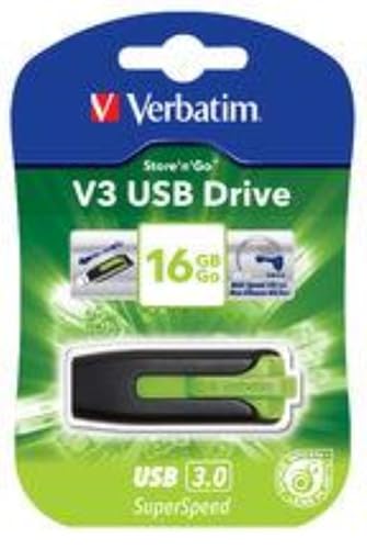 Verbatim 16GB Store 'n' Go V3 USB 3.0 Flash Drive - Green