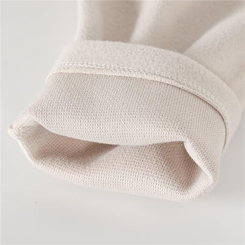 Girls Fleece Buttons Collar Coats Flare Bottom Peacoats Kids Plain Long Sleeve Warm Casual Jackets Soft Outwear4