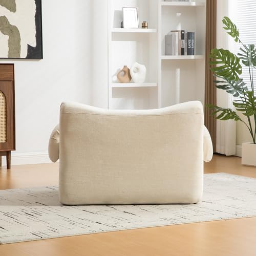 Sofá de compresión modular de chenilla con base antideslizante y relleno de espuma elástica 5
