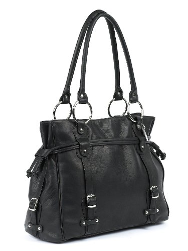 Claire Chase Catalina Computer Handbag, Black, One Size