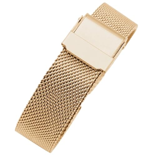 ���߉\�ȃ��j�o�[�T���X�e�����X�X�`�[�����b�V���E�H�b�`�X�g���b�v�A8/10/12/14/16/18/20/22mm�u���X���b�g�A�j�����p�B(Rose gold,10mm)