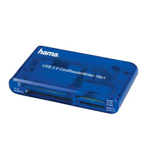 Preisvergleich Produktbild Hama CardReader Writer 19in1, USB 2.0 Kartenlesegerät
