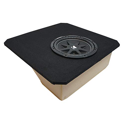 ASC GM1X12-07-04-CORVT Compatible with Chevy Corvette Coupe C5 Z06 1997-2004 Single 12" Hatch Subwoofer Enclosure and Kicker 43C124 C12 Series Sub 150W RMS 4 Ohm SVC Subwoofer