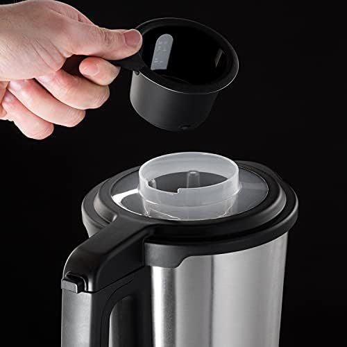 Russell Hobbs 21480 Soup and Blend - 2-in-1 Soup Maker Machine and Blender, 8 Programmable Functions Including Soup, Sauce and Ice Crush, Sliver