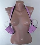 S P + 2 Shower Pockets© Surgery Drain Bulb System. Two Pockets to Hold 2 Drain Bulbs, Suggested for a Single Mastectomyey