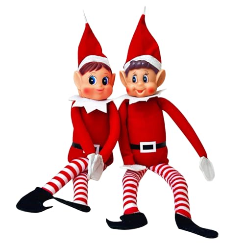 HTTDSLF Weihnachtself Weihnachtselfen Wichtelpuppe, Elfie (Junge...