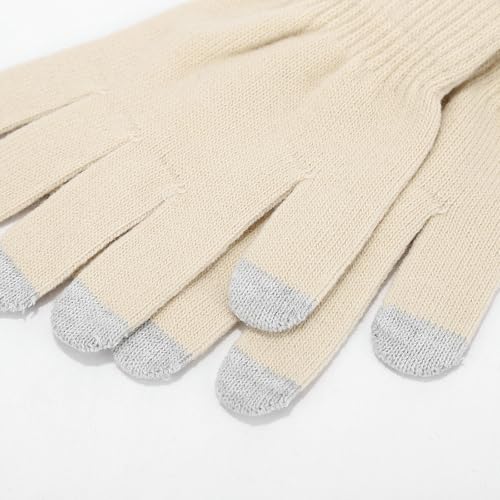 Conjunto de gorro bufanda guantes rosa de tres piezas cálido invierno 8
