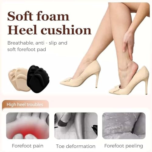 2 almohadillas acolchonadas suaves para zapatos de tacón miniatura 3
