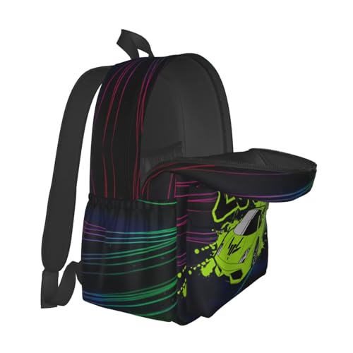 Mochila ligera para senderismo y viaje 19 litros negra miniatura 5