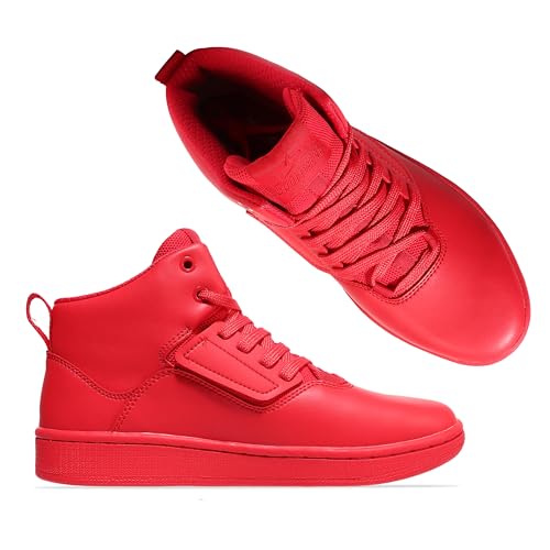 Soulsfeng Unisex Basketball Shoes Leather High Top Sneakers Comfortable Walking Skate Shoes3