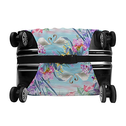 Housse pour bagages valise de voyage en polyester lavable et extensible - 2