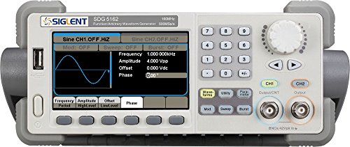 Image of Siglent Technologies SDG5162 Function /Arbitrary Waveform Generator, 160MHz 500MSa /s 16Kpts