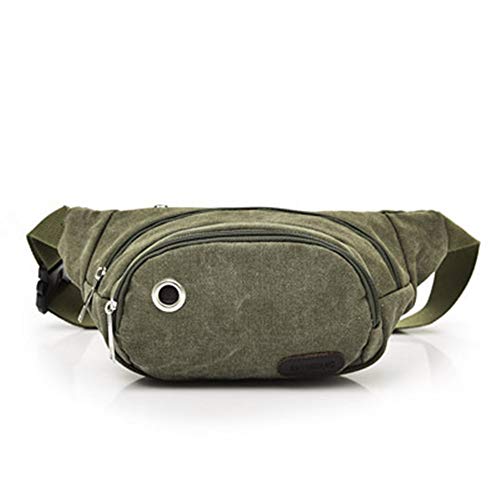 Riñonera, Moda, Ocio, Bolso de Lona, al Aire Libre, A0041, Verde