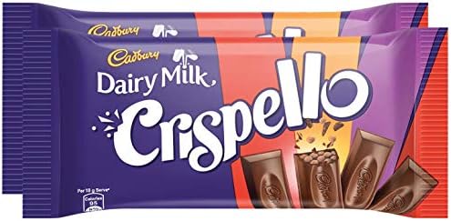 Cadbury Dairy Milk Crispello Chocolate Bar, 33 Gram (Pack Of 2) Promo Pack
