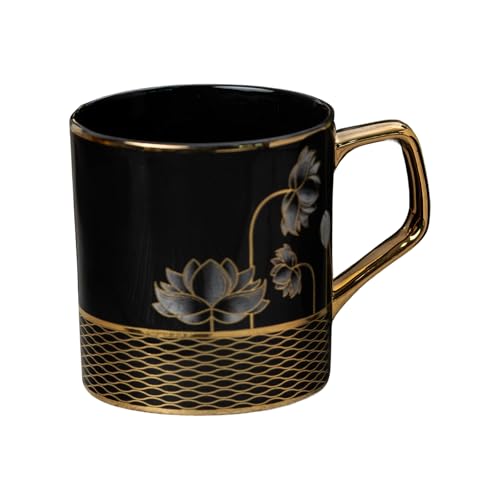 Image of Clay Craft Fine Ceramic Director Coffee Mug Set of 6-215 Ml Each, Mugs for Coffee, Cups Set, Ideal for Gifting, Perfect for Home & Office, Elegant Ceramic Tea Cup Set (E618)