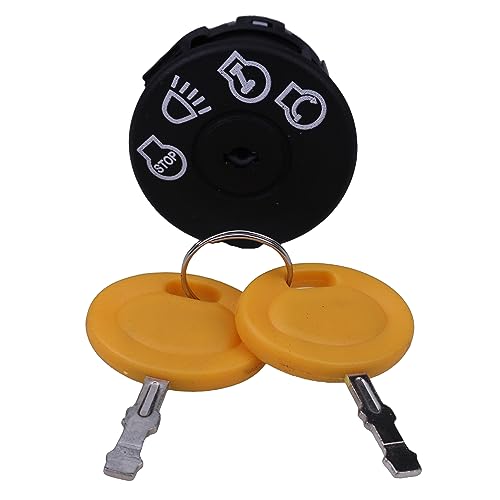 JEENDA 7-Terminals Ignition Starter Switch 175566 175442 163968 532175566 193350 925-1741 Compatible with CubCadet AYP John Deere MTD Husqvarna Dixon Craftsman Murray Delta Ariens Lawn Mower Poulan