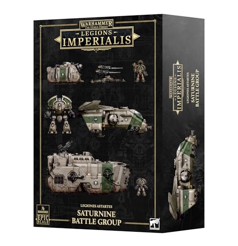 Legiones Astartes Saturnine Battle Group con Tanques Blindados para Dominar la Escala Épica