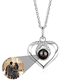 【Collar con Foto Personalizado único】: Este collar con imagen personalizada será un regalo especial para ti y tus seres queridos, muestra cuánto la amas. Elige tu color de collar favorito y añade tus fotos, crearemos un collar de proyección sencillo y elegante para ti. Simple y elegante, estéticamente agradable a la vista, es único y se puede usar todos los días.