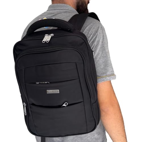 Mochila Executiva Escolar Notebook 35l Impermeável Alça Lateral Reforçada (Preto)