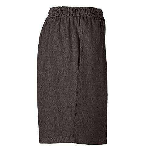 Soffe Mens Heavyweight Cotton Shorts With Pockets Black #TOP1