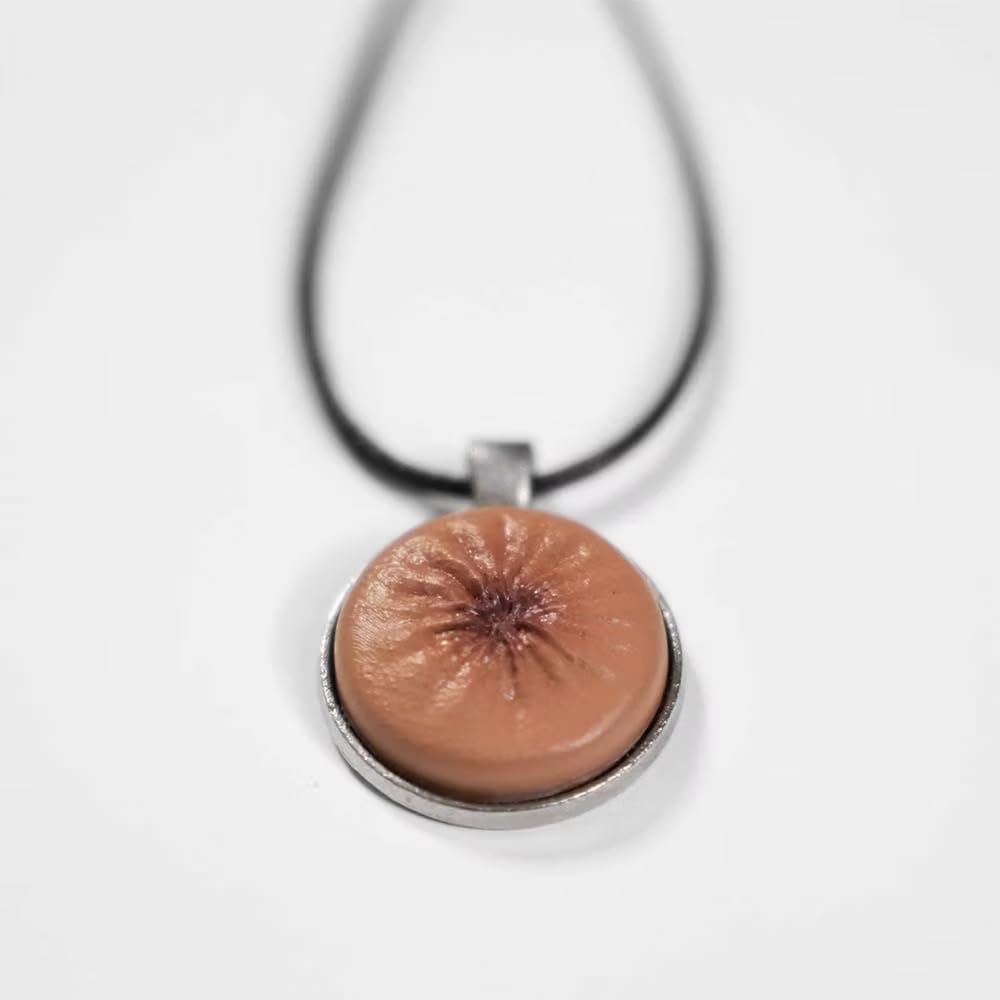 Collar de Ano – Diseño Realista Detallado – Colgante Divertido Statement – Regalo de Broma para Despedidas de Soltero, Festivales y Fiestas – Hecho a Mano