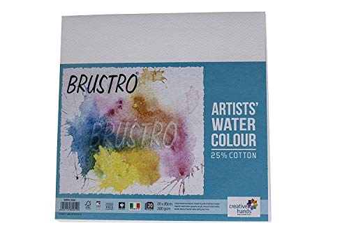 Image of BRUSTRO Technical Pen Black (Pack of 6) Watercolour Paper