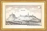 schloss waldeck  Waldeck Schloss Waldeck Klosterruine Edertalsperre Museum Merian 0073 Gerahmt