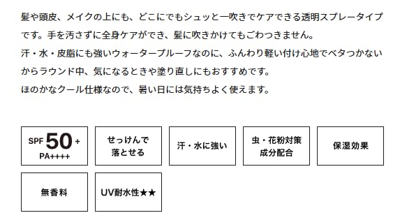 Amazon.co.jp: ZERO HOLE（ゼロホール） 日焼け止めスプレー（無香料
