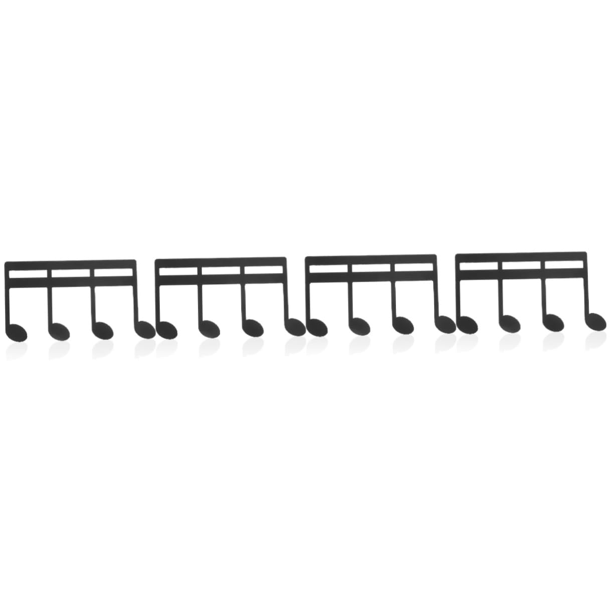 FAVOMOTO 4 Pieces Music Folder Musical Accessories Musical Notes Piano Portable Clips for Kitchen Bags Bag Clamp Snacks Trombone Lyre Sheet Music Clip