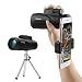 DOKRO 12X50 High Power Monocular Telescope with Phone Adapter, Waterproof and Fog-proof Shockproof Scope - BAK4 Prism FMC for Bird Watching Hunting Camping Travelling Wildlife Scenery (standard)