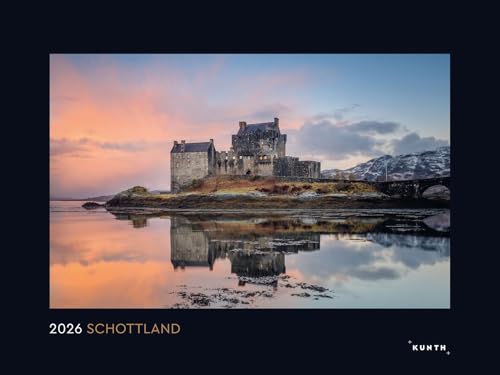 Schottland - KUNTH Wandkalender 2026: Hochwertiger, bildstarker Kalender mit Spiralbindung im Großformat (KUNTH Wandkalender Black Edition 60 x 45 cm)