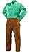 Steiner 92174 Chaps, Weld-Rite Premium Brown Split Cowhide, 24-Inch x 39-Inch