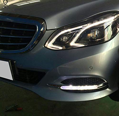 Kit de lámparas LED DRL de niebla blancas Xenon para Mercedes W212 E-Class 13-15 miniatura 5