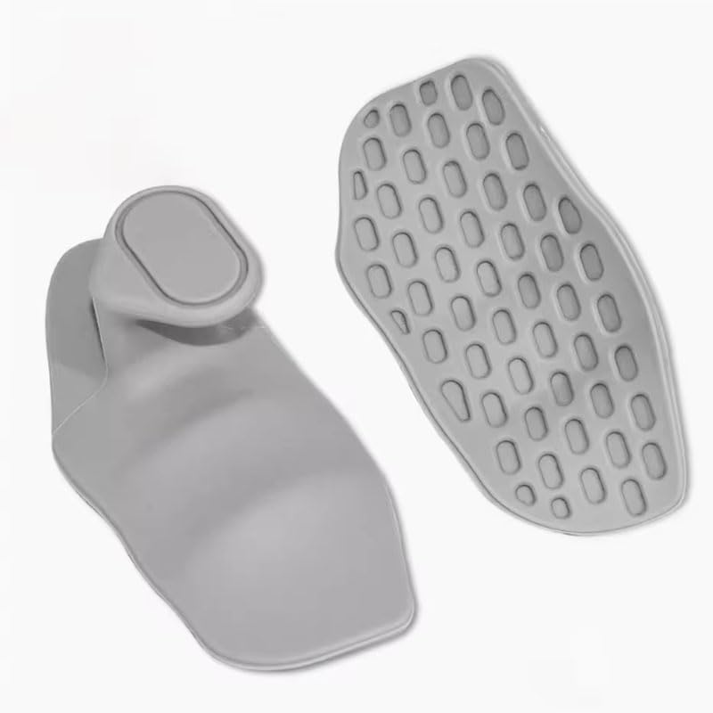 Mounteps Anti-Slip Gym Hand Grips for Weight Lifting for Men and Women, Training and Exercise Palm Protectors (Grey, Without Box)