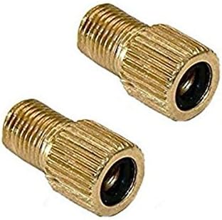Lighter Price 10x Presta to Schrader Brass Bike Valve Adaptors Converter with o-Ring Seal