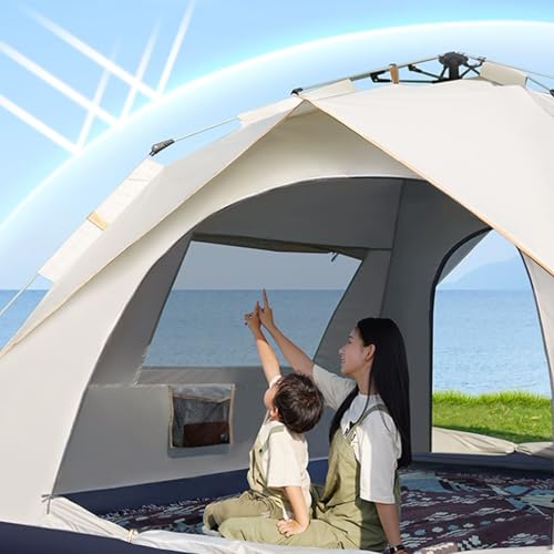 Carpa para camping multifuncional con doble puerta y ventana miniatura 7