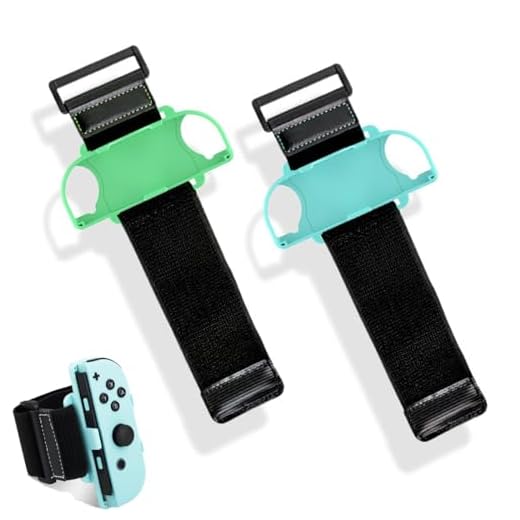 KSJEHW 2 Piezas Accesorios para Gamepad, Pulseras Just Dance, Dance 2026 2023 2022 2021, Zumba Burn It Up, Ring Fit Adventure para Adultos y niños(Azul, Verde)