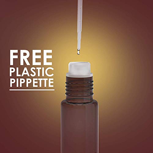 Nylea 8 Pack - Essential Oil Roller Bottles [Metal Chrome Roller Ball] Free Plastic Pippette Refillable Glass Color Roll On For Fragrance Essential Oil - 10 Ml 1/3 Oz (Amber) #TOP7