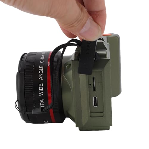 Image of Gugxiom FHD 4K 70MP Digital Camera with Dual Screens, Autococus F1.8 DSLR Camera with WiFi Instant Instant 50x Digital Zoom, Fill Light (Green)