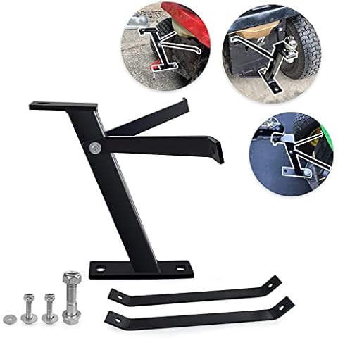 VIAGL Lawn Mower Trailer Towing Hitch, Garden Tractor Pro Hi Hitch Fit for John Deere Cub Cadet Husqvarna Riding Mowers Trailer Hitch for Lawn Mower Cover